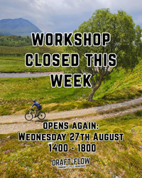 Our workshop will be closed this week.